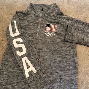 This is a half-zip up jacket.